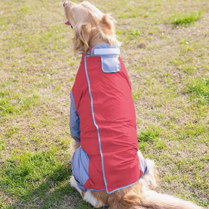 Capa de chuva para animais de estimação de desenho animado repelente de água em folha de lótus